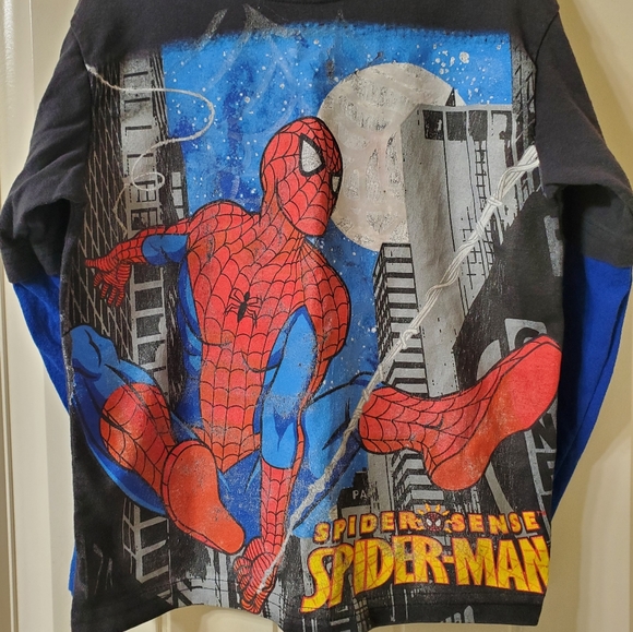 MarvelKids Spider-Man Spider Sense Long Sleeve Tee - Picture 2 of 4